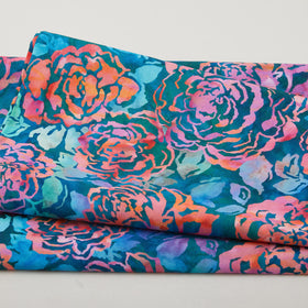 Berry Breeze Favorites - Azalea Large Peonies Digitally Printed 2 Yard Cut