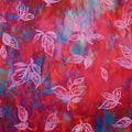Berry Breeze Favorites - Cranberry Leaves Digitally Printed 2 Yard Cut