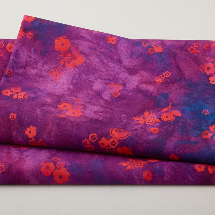 Berry Breeze Favorites - Plum Little Blossom Digitally Printed 2 Yard Cut