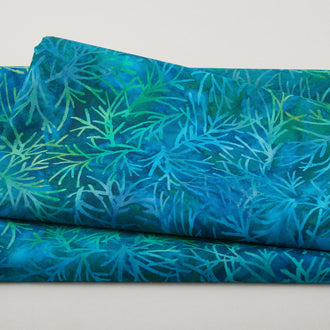 Berry Breeze Favorites - Teal Branches Digitally Printed 2 Yard Cut