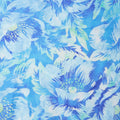 Poppy Skies Favorites - Azure Large Poppies Digitally Printed 2 Yard Cut