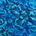 Poppy Skies Favorites - Lagoon Packed Poppies Digitally Printed 2 Yard Cut