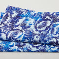 Poppy Skies Favorites - Delft Packed Poppies Digitally Printed 2 Yard Cut