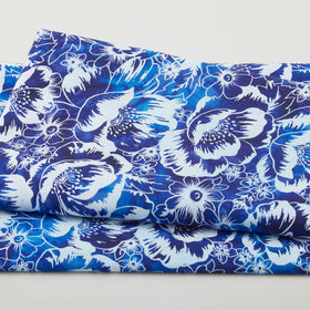 Poppy Skies Favorites - Delft Packed Poppies Digitally Printed 2 Yard Cut