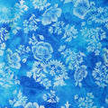 Poppy Skies Favorites - Cerulean Flower Sprigs Digitally Printed 2 Yard Cut