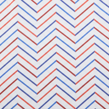 Summer Stars - Chevron White 2 Yard Cut