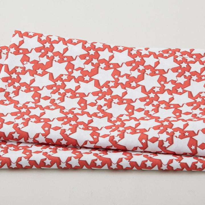 Summer Stars - Stars Red 2 Yard Cut