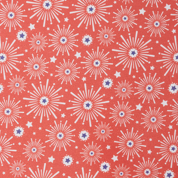 Summer Stars - Fireworks Red 2 Yard Cut