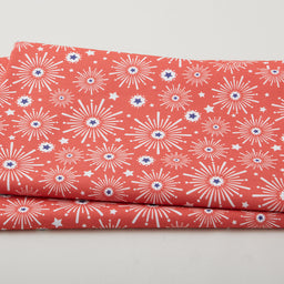 Summer Stars - Fireworks Red 2 Yard Cut
