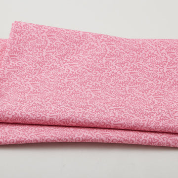 Sweetheart Blooms - Scrolls Pink 2 Yard Cut