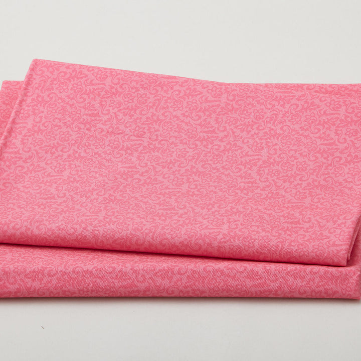 Sweetheart Blooms - Scrolls Magenta 2 Yard Cut