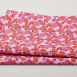 Sweetheart Blooms - Medium Roses Pink 2 Yard Cut