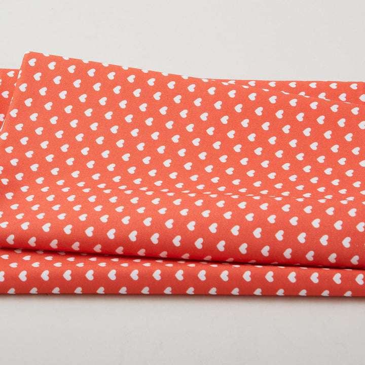 Sweetheart Blooms - Small Hearts Red 2 Yard Cut