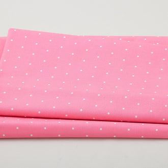 Sweetheart Blooms - Pin Dots Pink 2 Yard Cut