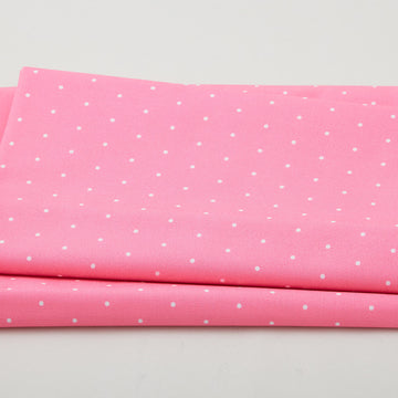 Sweetheart Blooms - Pin Dots Pink 2 Yard Cut