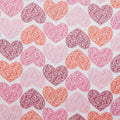 Sweetheart Blooms - Doily Hearts White 2 Yard Cut