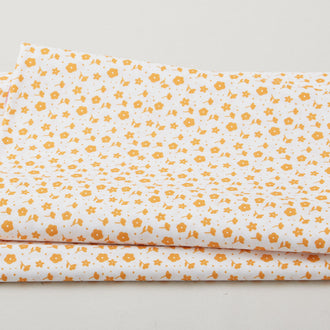 Citrus & Sunshine - Ditsy Floral White 2 Yard Cut