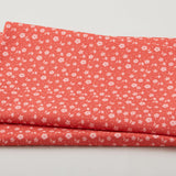 Citrus & Sunshine - Ditsy Floral Coral 2 Yard Cut