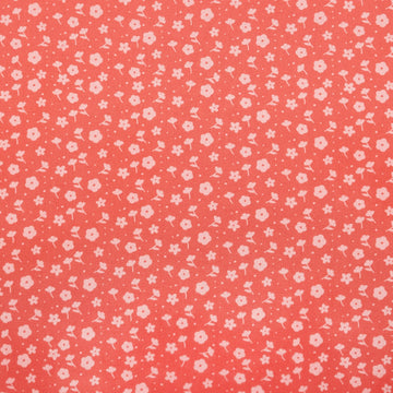 Citrus & Sunshine - Ditsy Floral Coral 2 Yard Cut