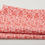 Citrus & Sunshine - Tonal Floral Coral 2 Yard Cut