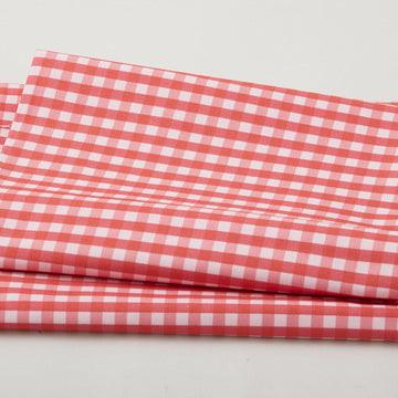 Citrus & Sunshine - Gingham Red 2 Yard Cut