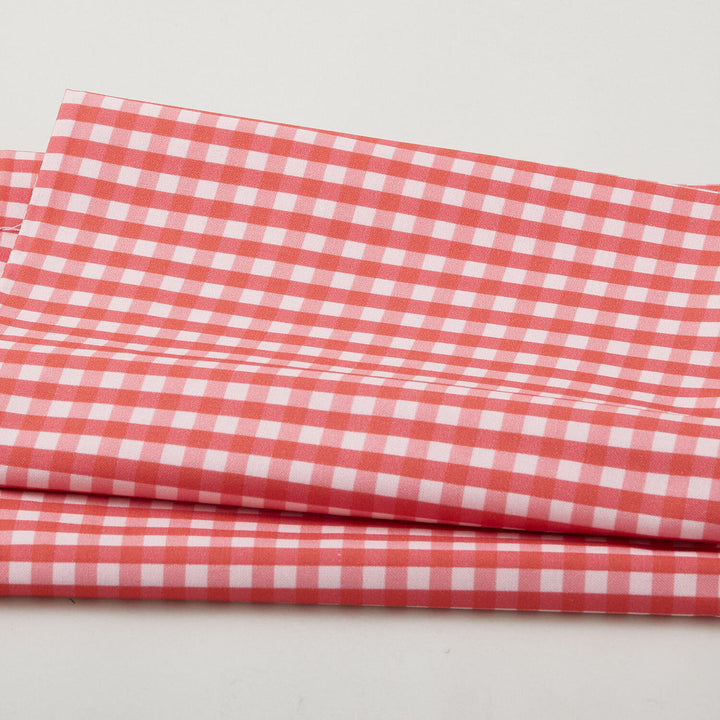 Citrus & Sunshine - Gingham Red 2 Yard Cut