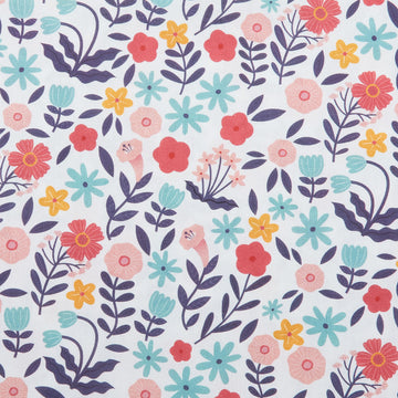 Citrus & Sunshine - Florals White 2 Yard Cut