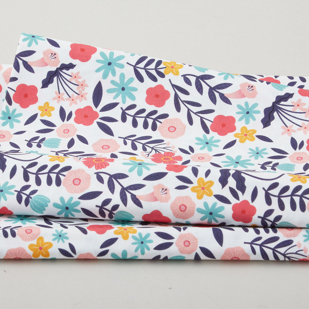 Citrus & Sunshine - Florals White 2 Yard Cut