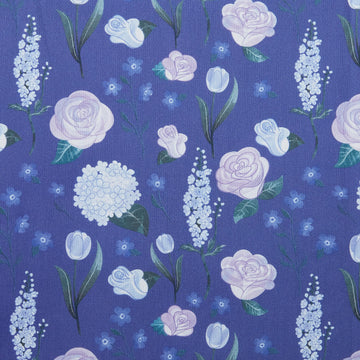 Blossoms & Bows - Floral Blue 2 Yard Cut