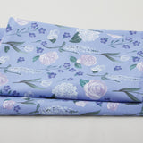Blossoms & Bows - Floral Light Blue 2 Yard Cut