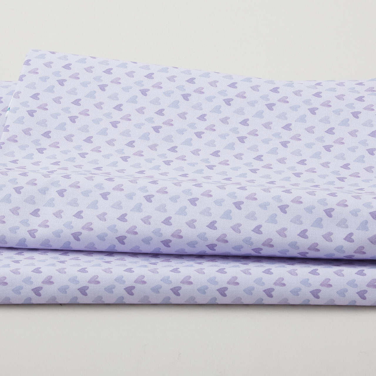 Blossoms & Bows - Hearts Lavender 2 Yard Cut