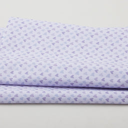 Blossoms & Bows - Hearts Lavender 2 Yard Cut