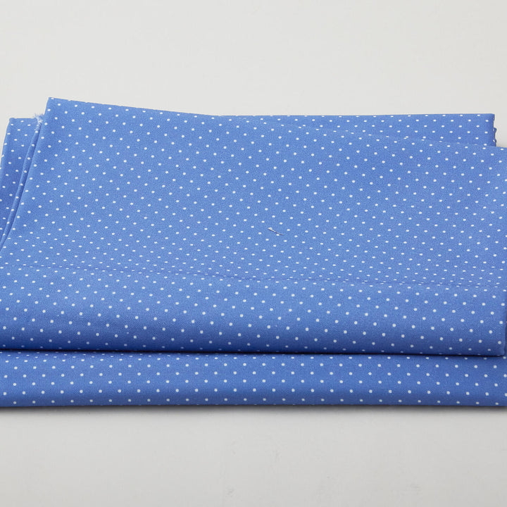 Blossoms & Bows - Pindots Blue 2 Yard Cut