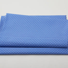 Blossoms & Bows - Pindots Blue 2 Yard Cut