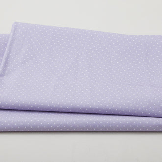 Blossoms & Bows - Pindots Lavender 2 Yard Cut