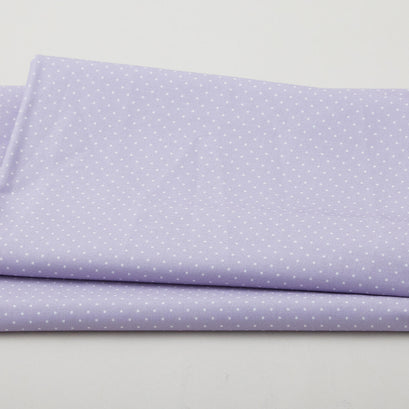 Blossoms & Bows - Pindots Lavender 2 Yard Cut