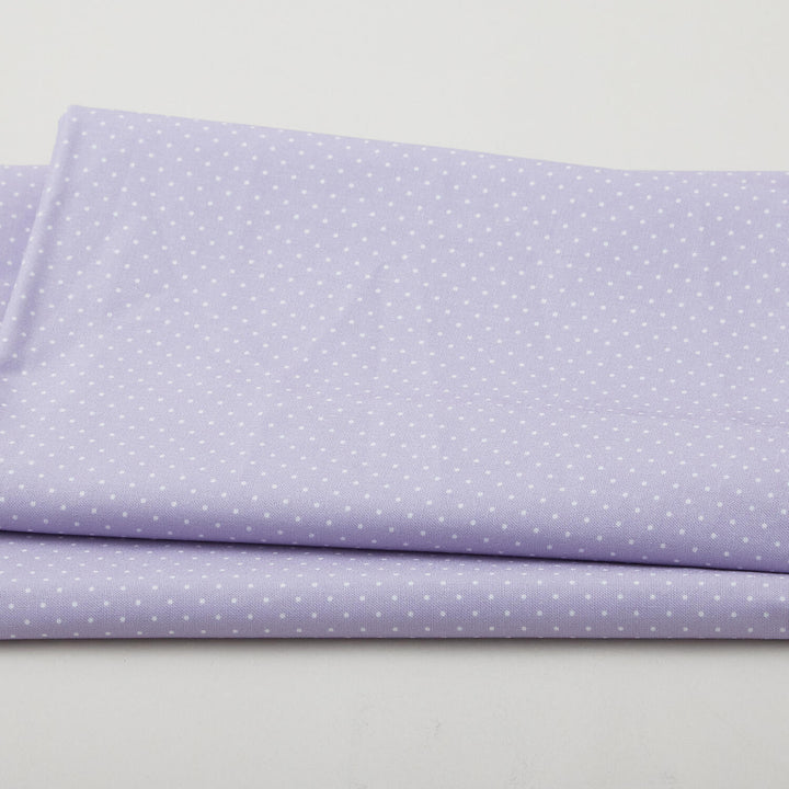 Blossoms & Bows - Pindots Lavender 2 Yard Cut