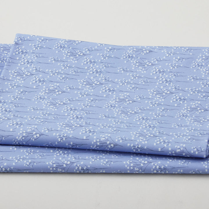 Blossoms & Bows - Flower Sprigs Blue 2 Yard Cut