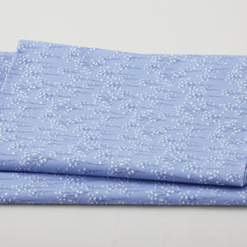 Blossoms & Bows - Flower Sprigs Blue 2 Yard Cut