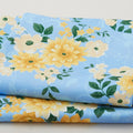 Georgette - Sky Large Bouquets 2 Yard Cut