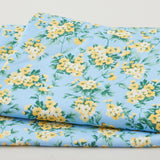 Georgette - Sky Small Bouquets 2 Yard Cut