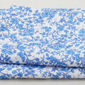 Georgette - White Floral Vines 2 Yard Cut
