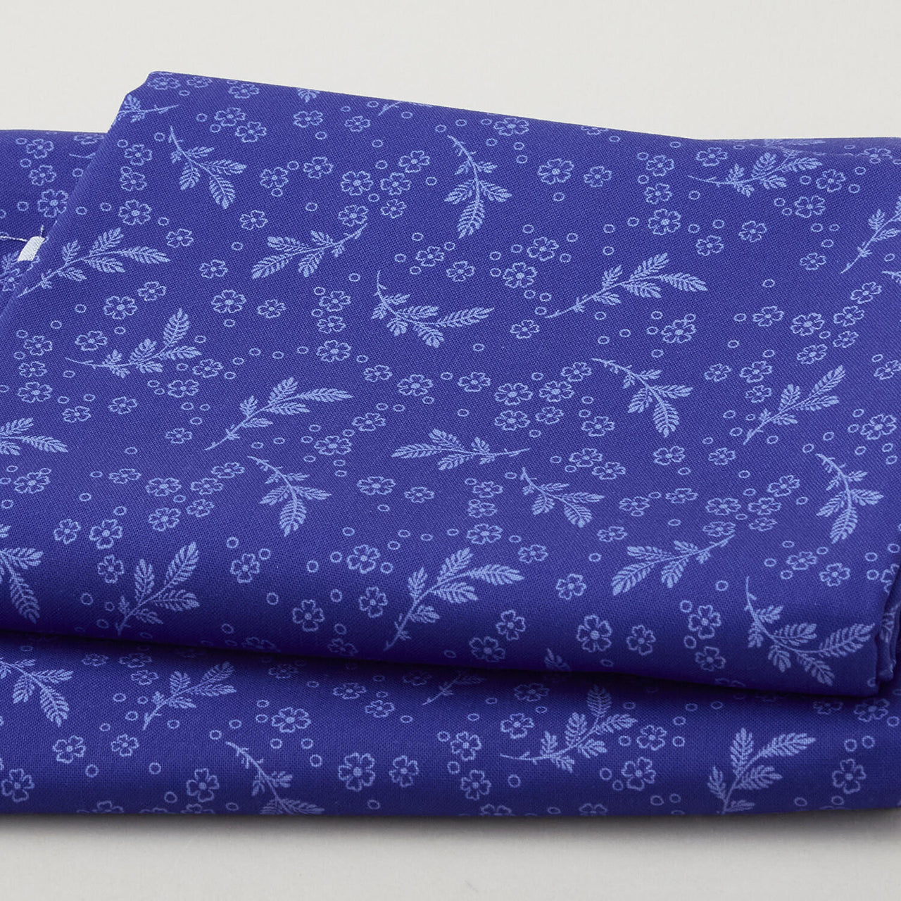 Georgette - Blueberry Tossed Sprigs 2 Yard Cut