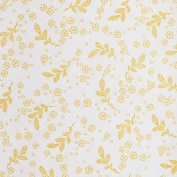 Georgette - Daffodil Tossed Sprigs 2 Yard Cut