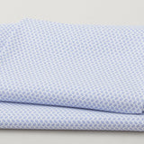 Georgette - White Linked Ovals 2 Yard Cut