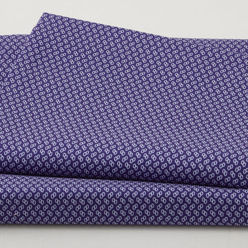 Georgette - Blueberry Linked Ovals 2 Yard Cut