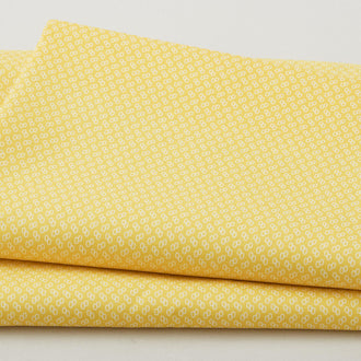 Georgette - Sunshine Linked Ovals 2 Yard Cut