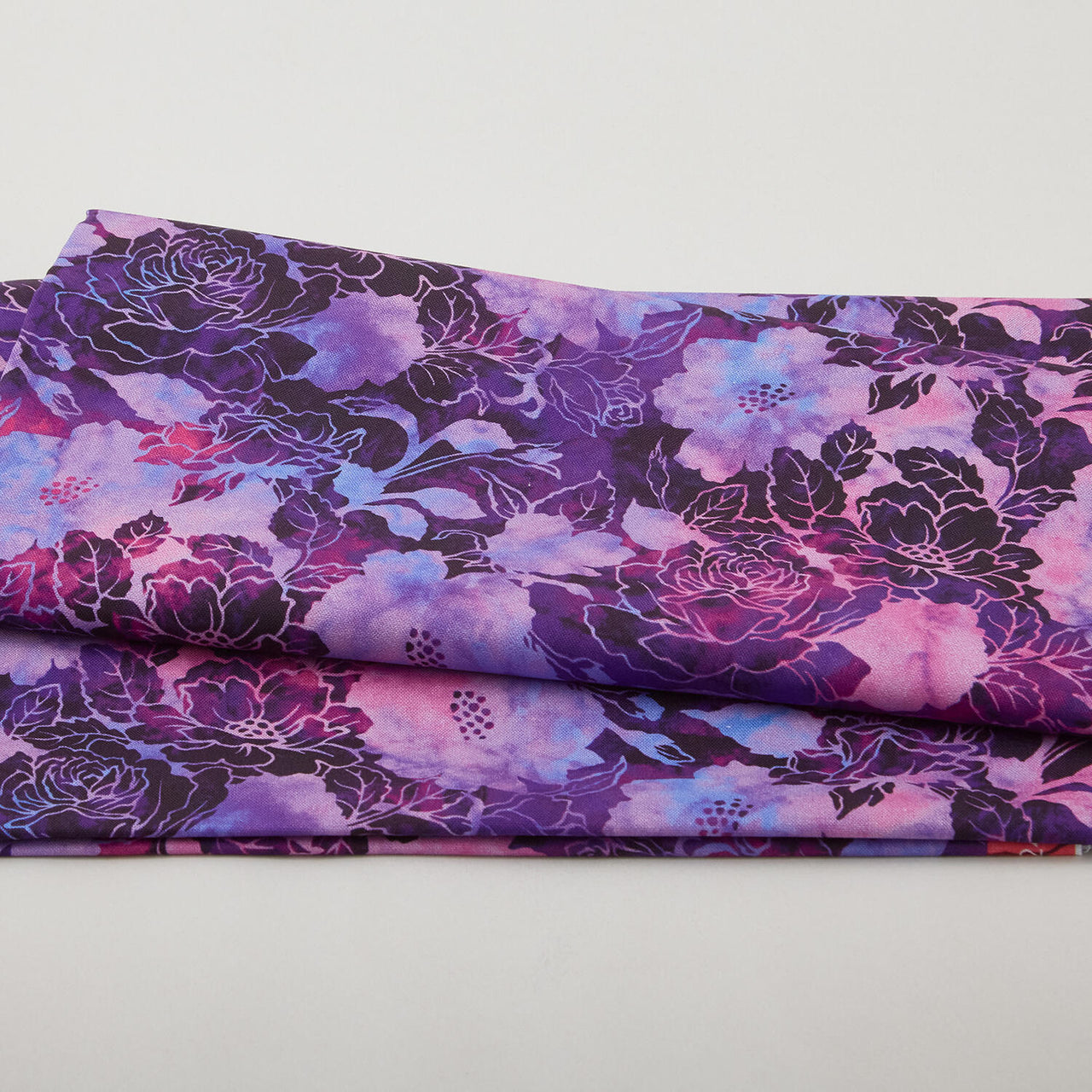 Jeweled Blossoms - Iris Large Floral 2 Yard Cut