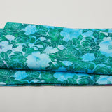 Jeweled Blossoms - Jade Large Floral 2 Yard Cut