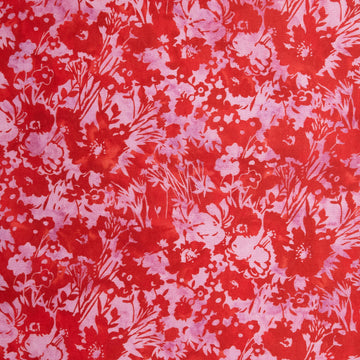 Jeweled Blossoms - Fuchsia Packed Meadow 2 Yard Cut